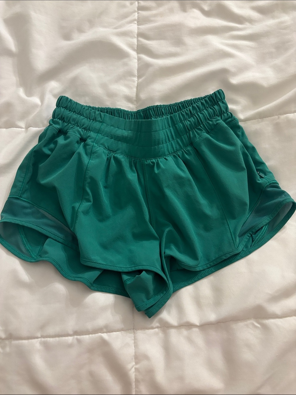 lululemon athletica Women's Teal Running Shorts